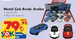 GOKİDY METAL ÇEK-BIRAK ARABA OYUNCAK